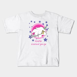 Unicorn Sparkle Wherever You Go Kids T-Shirt